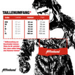 Tableau des tailles des ceintures Affenhand